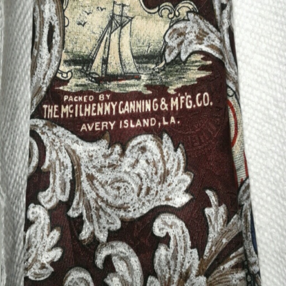 Tabasco Themed Mens Tie - Picture 3 of 4